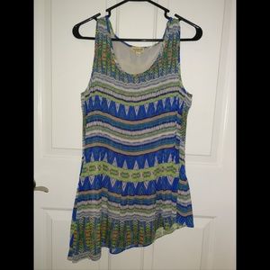 Asymmetrical Tribal Tank